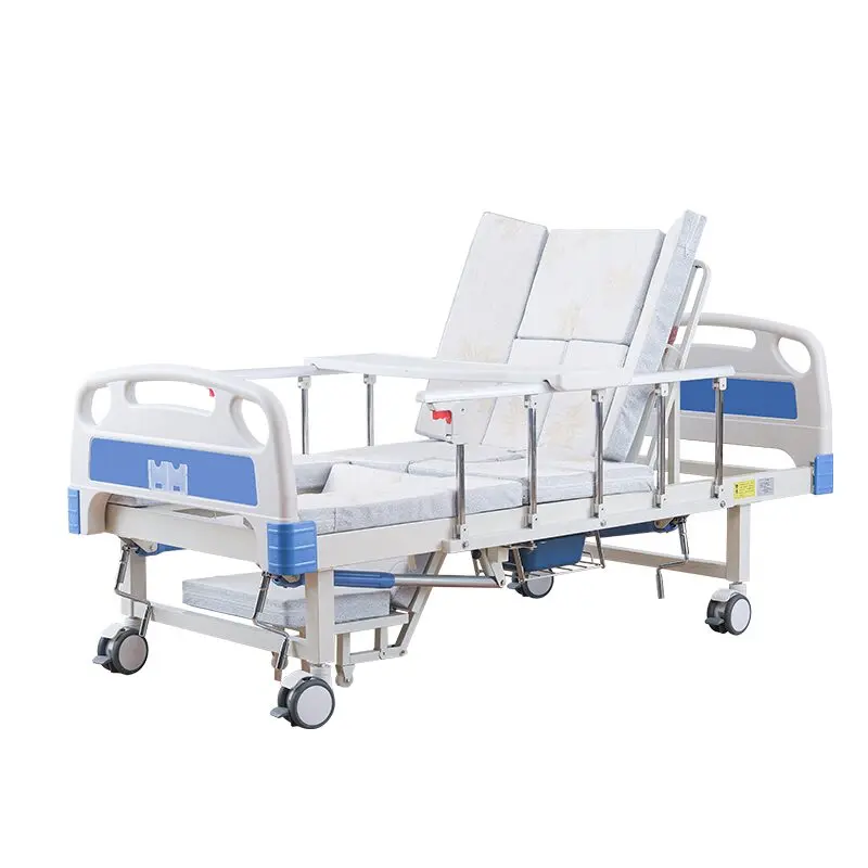 Electric Multi-Function Nursing Bed with Backrest Adjustment