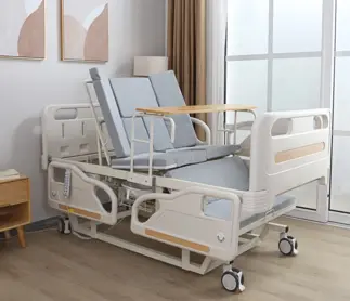 Two-section full-electric height-adjustable nursing bed