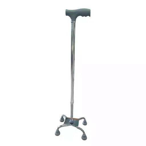 [DMWS6046ANGY] Aluminum quad-base cane