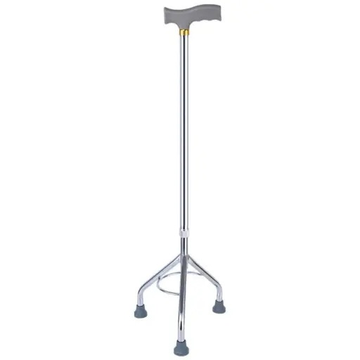 [DMWS6048ANGY] Aluminum Tube Tripod Cane with Gray Handle
