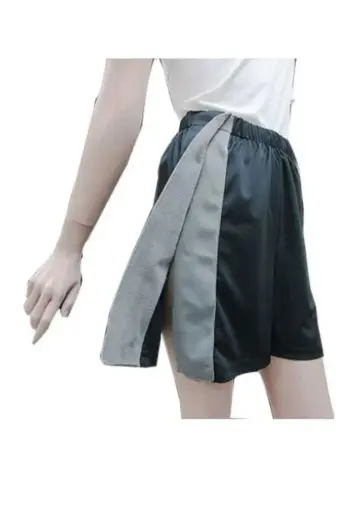 Dr.Paul Full-Open Shorts (Moisture Wicking / Black)